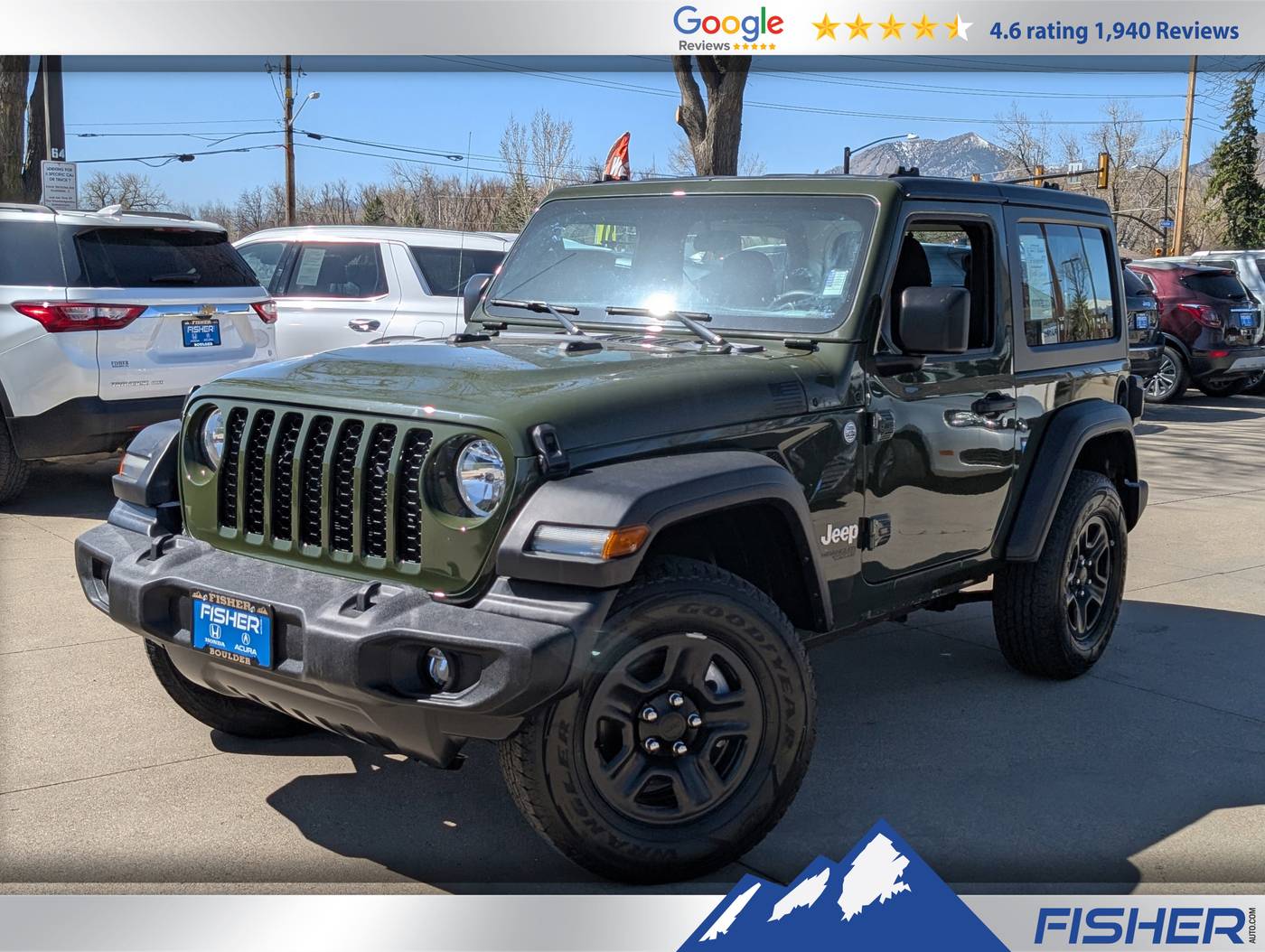 2021 Jeep Wrangler Sport — SUV — 33,682 mi — Boulder, CO