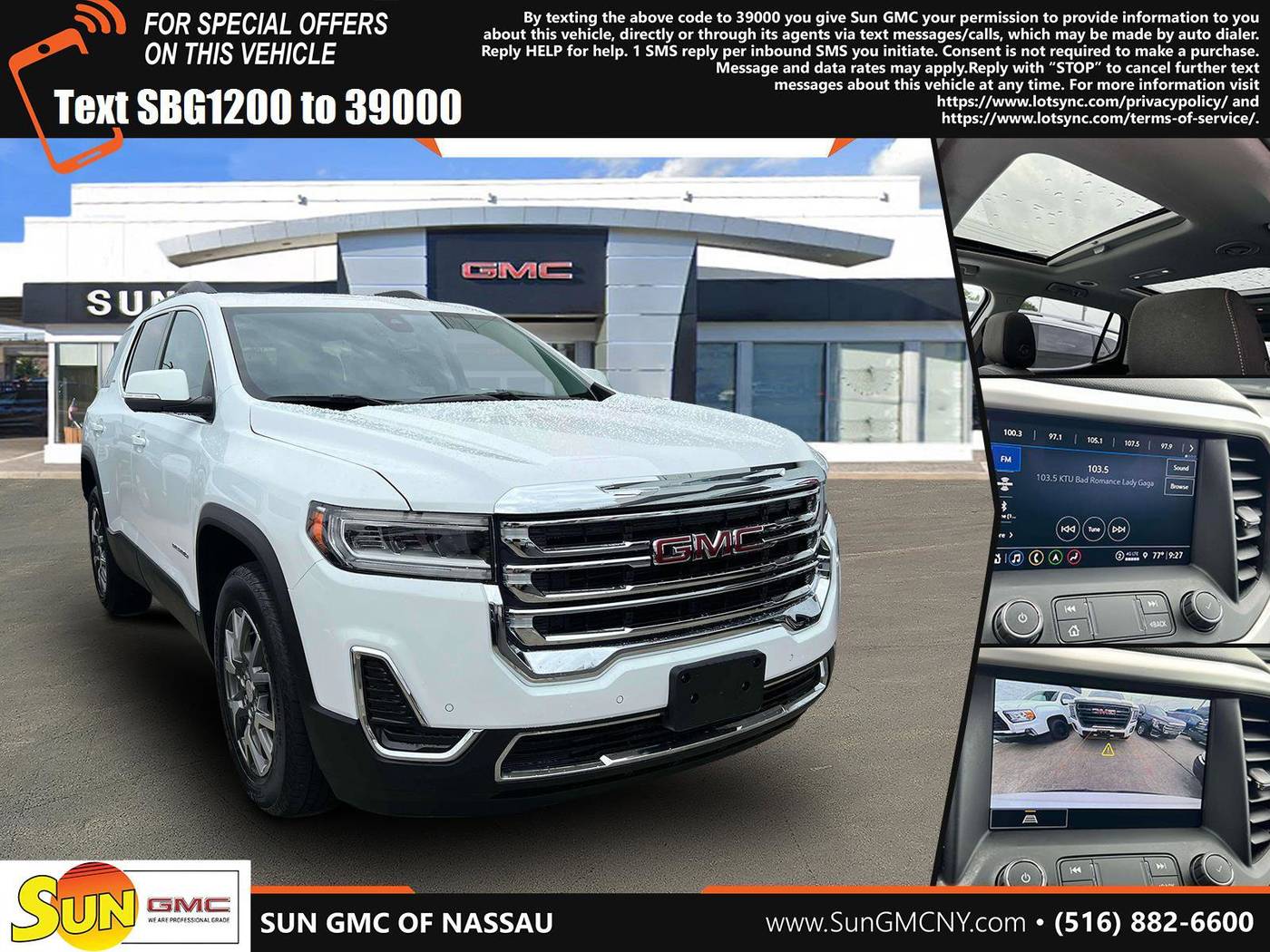 2022 GMC Acadia SLE — SUV — 13,693 mi — Wantagh, NY