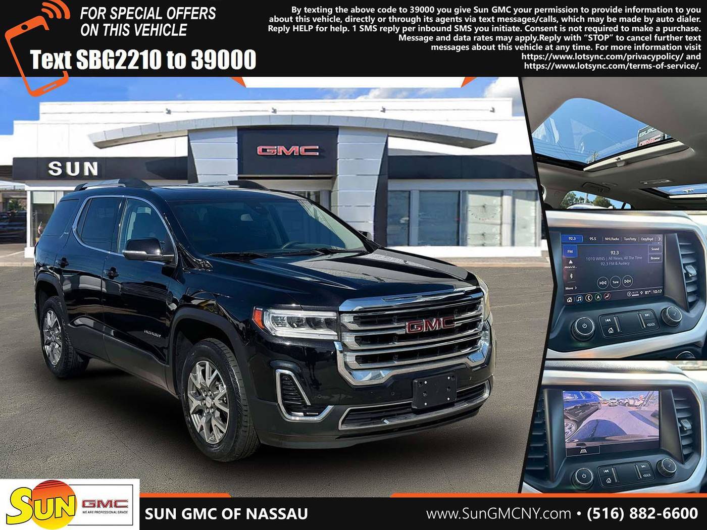 2022 GMC Acadia SLE — SUV — 32,507 mi — Wantagh, NY