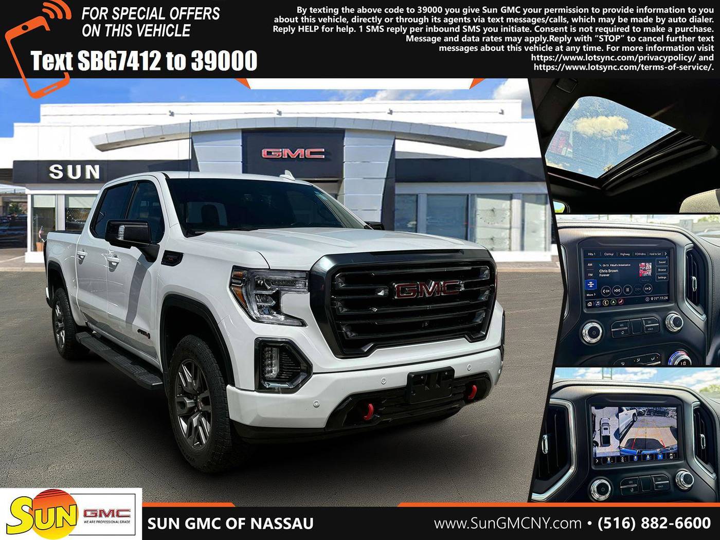 2020 GMC Sierra 1500 AT4 — Pickup Truck — 54,513 mi — Wantagh, NY