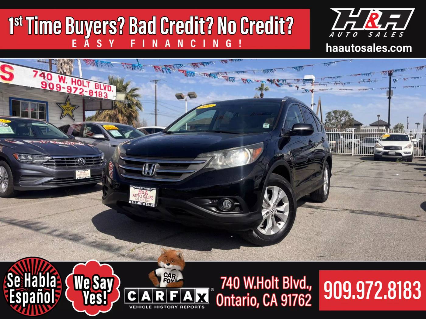 2014 Honda CR-V EX-L — SUV — 130,029 mi — Ontario, CA