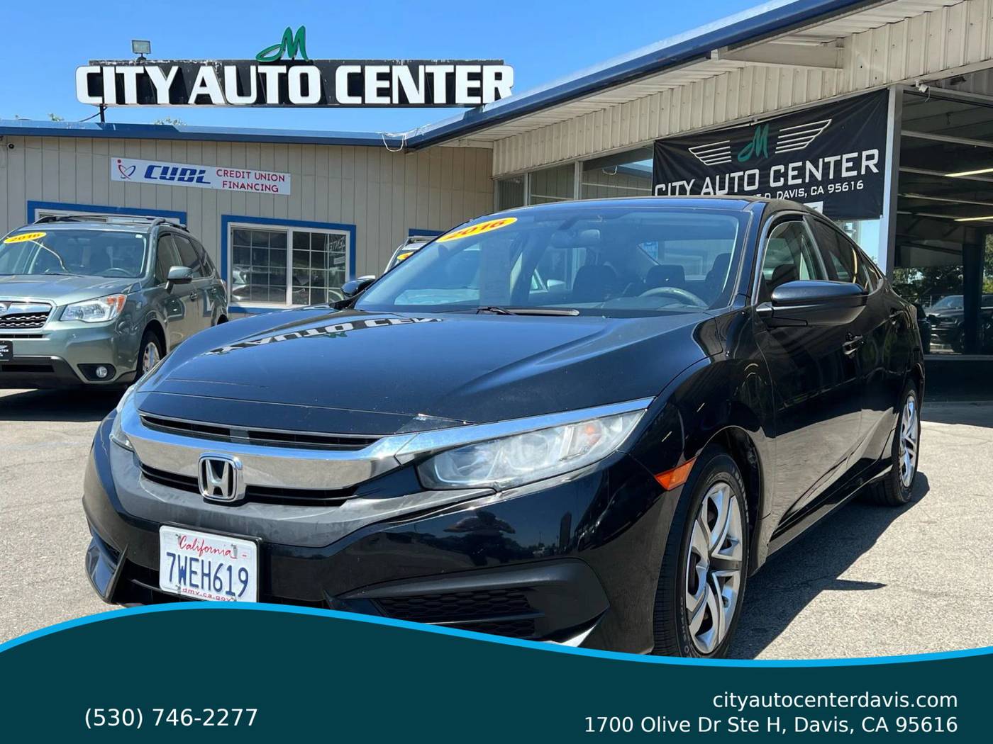 2016 Honda Civic LX — Sedan — 120,066 mi — Davis, CA