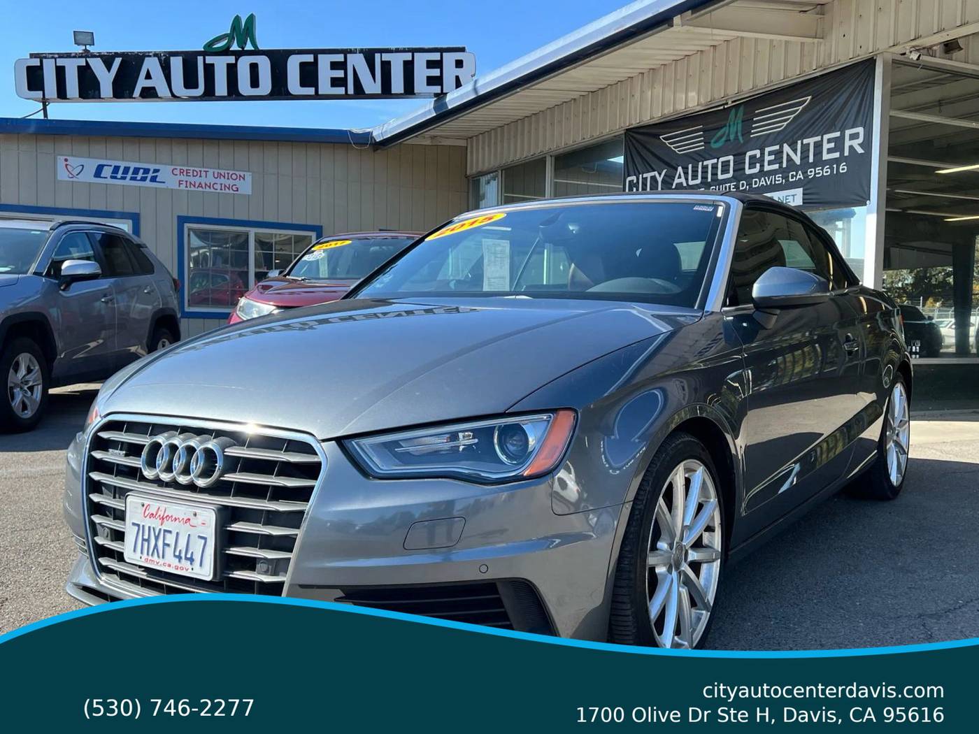 2015 Audi A3 Premium Plus — Convertible — 38,956 mi — Davis, CA