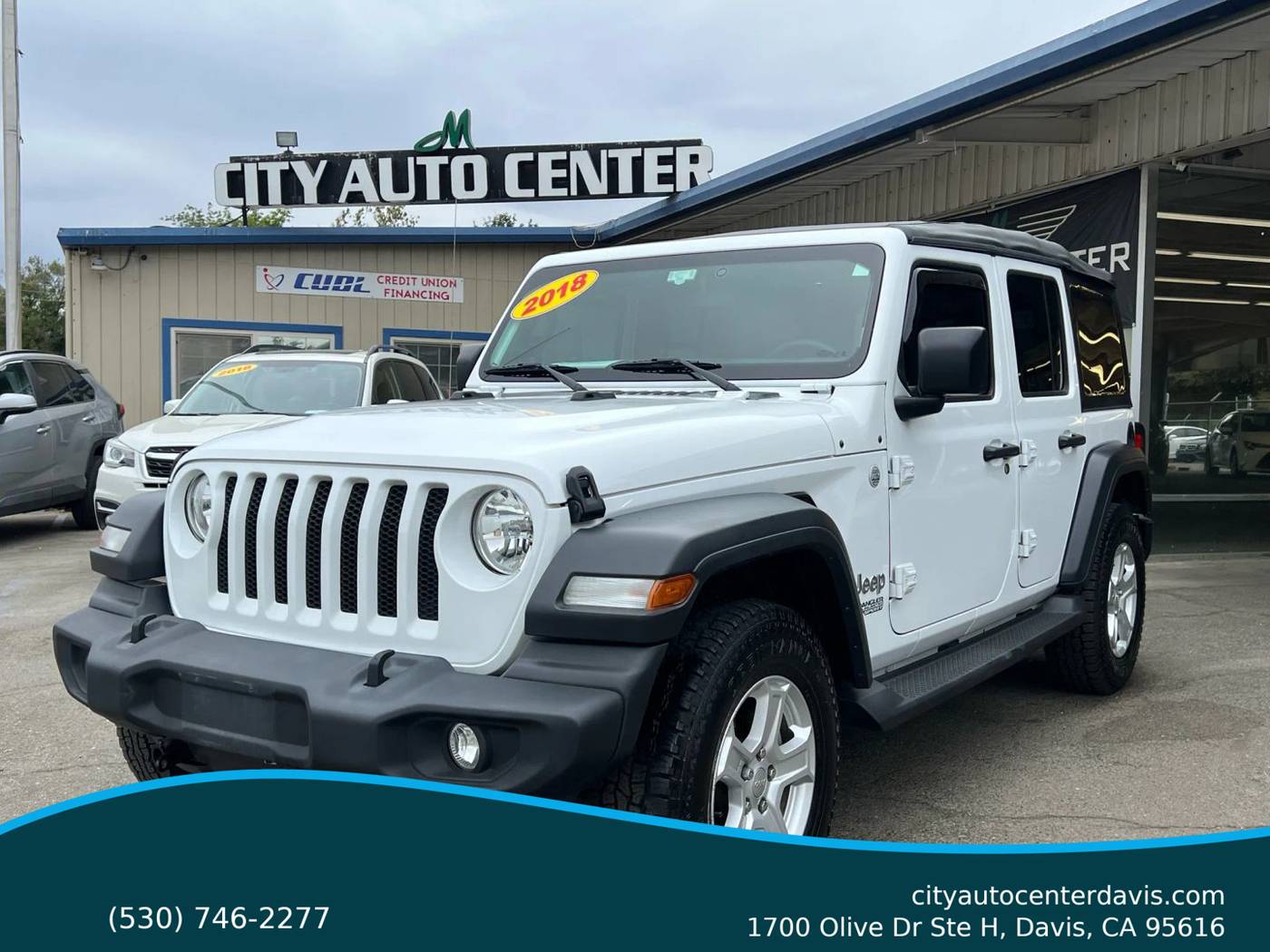 2018 Jeep Wrangler Sport — SUV — 25,931 mi — Davis, CA