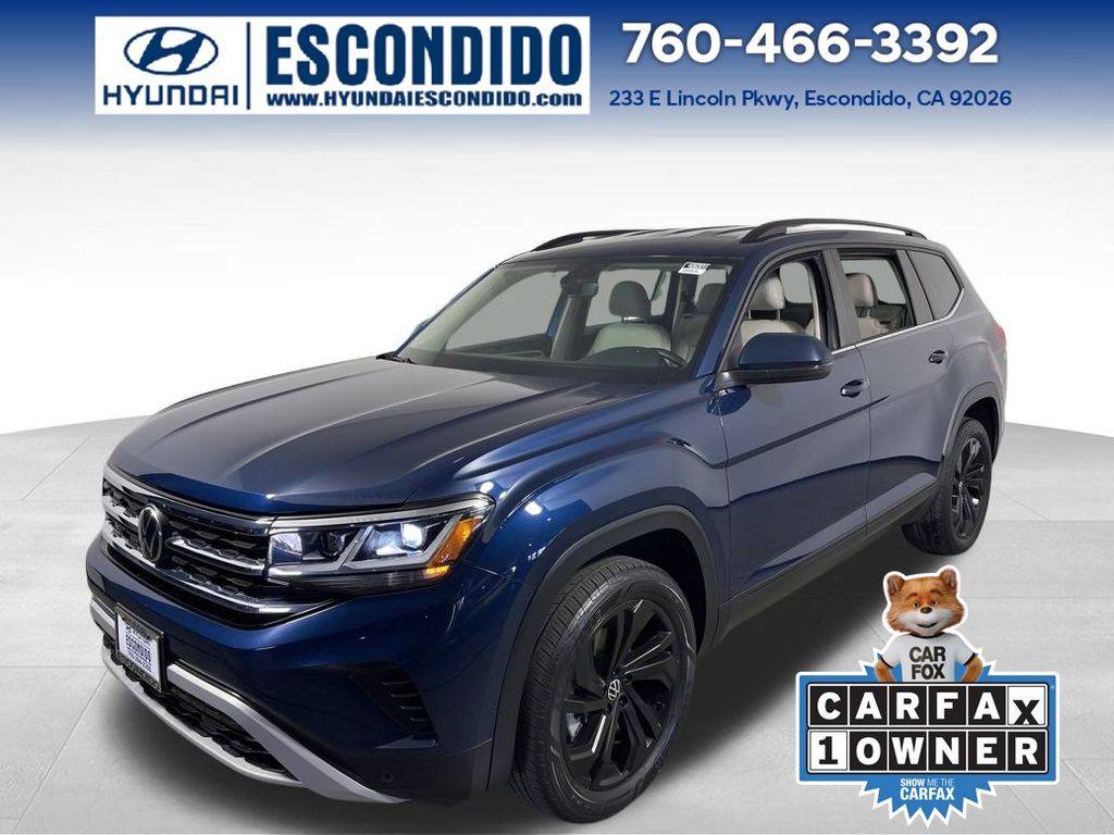 2022 Volkswagen Atlas SE with Technology — SUV — 35,807 mi — Escondido, CA