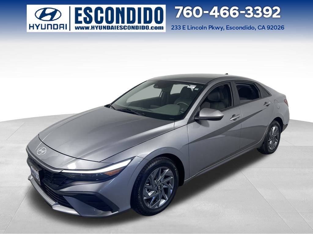 2024 Hyundai Elantra Hybrid Blue — Sedan — 23,579 mi — Escondido, CA