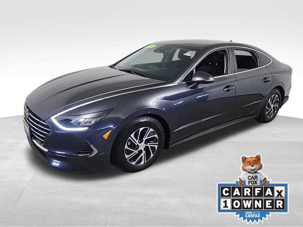 2020 Hyundai Sonata Hybrid Blue — Sedan — 77,431 mi — Escondido, CA
