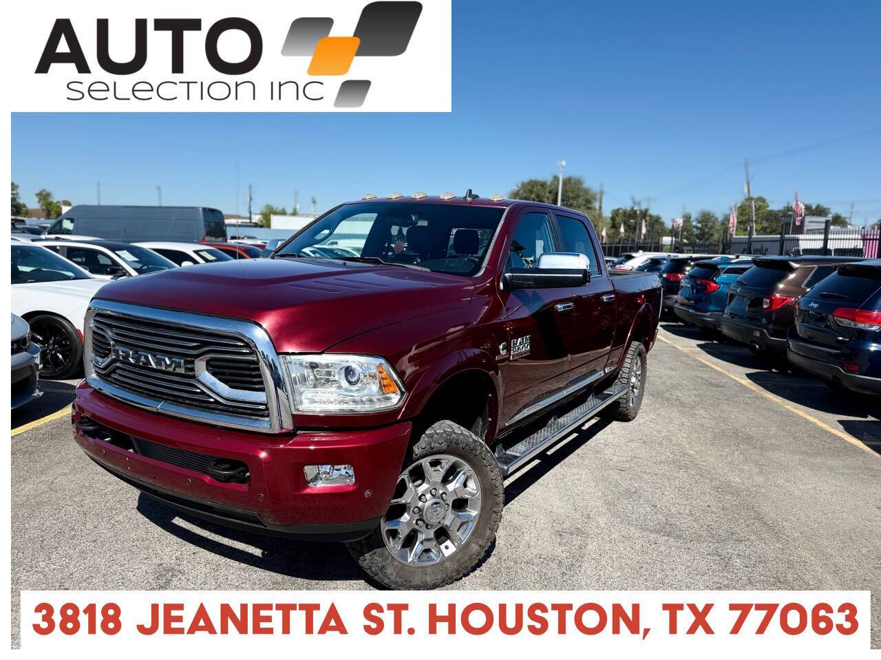2016 Ram 2500 Longhorn Limited — Pickup Truck — 167,106 mi — Houston, TX