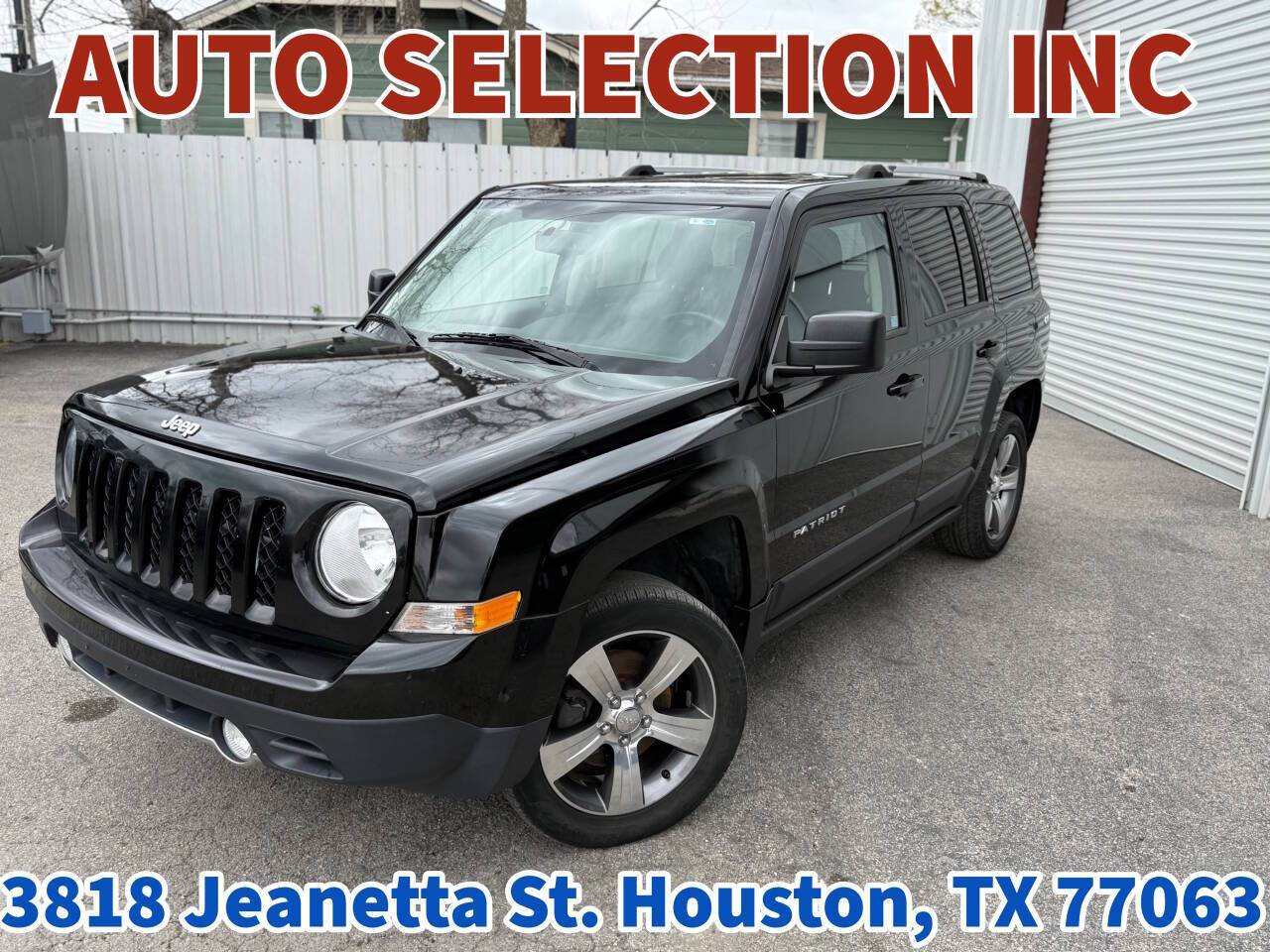 2017 Jeep Patriot High Altitude — SUV — 85,263 mi — Houston, TX