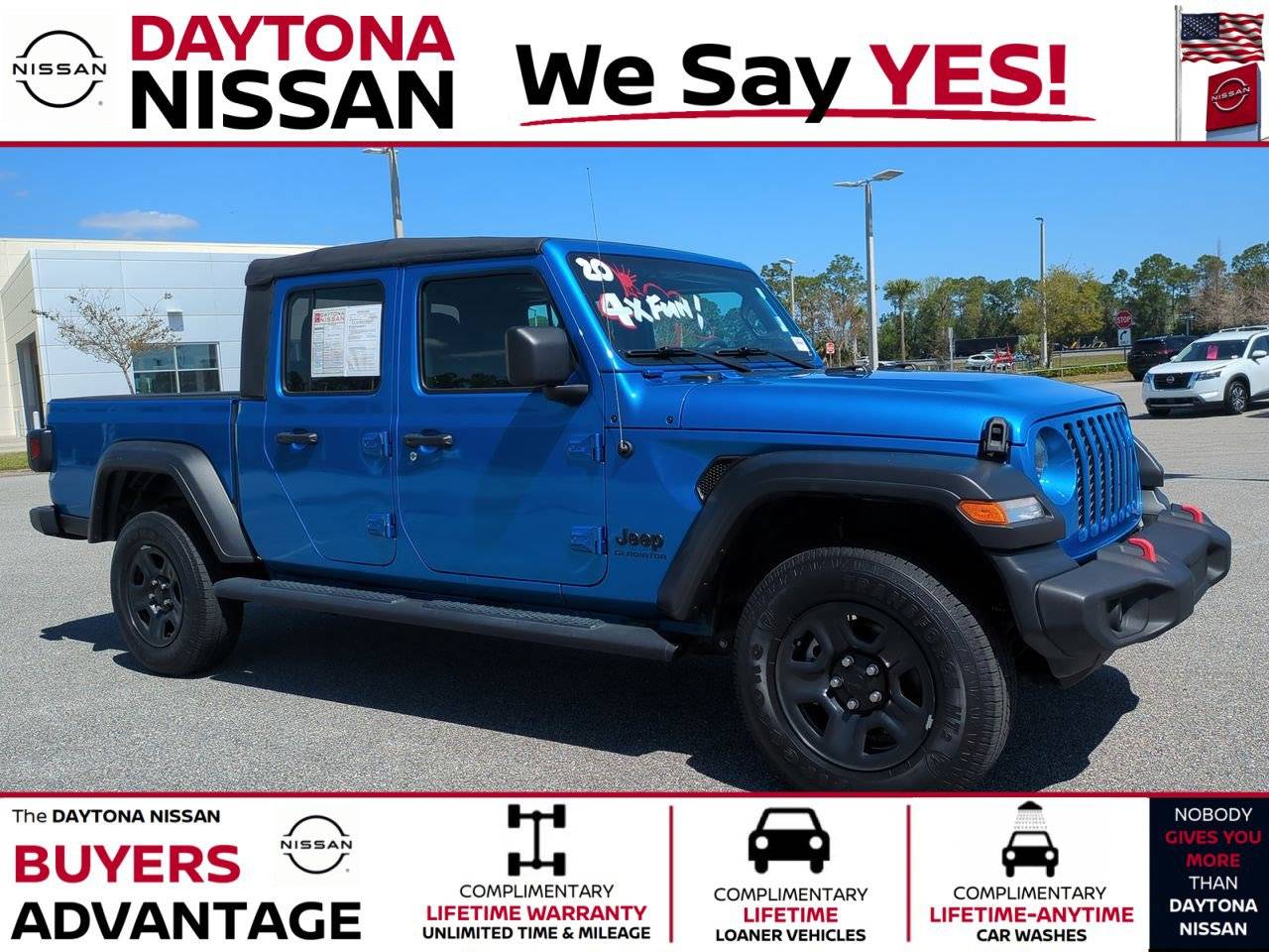 2020 Jeep Gladiator Sport — Pickup Truck — 71,253 mi — Daytona Beach, FL
