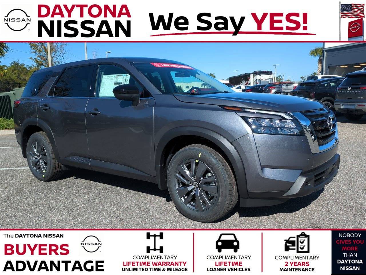2025 Nissan Pathfinder S — SUV — 2,523 mi — Daytona Beach, FL