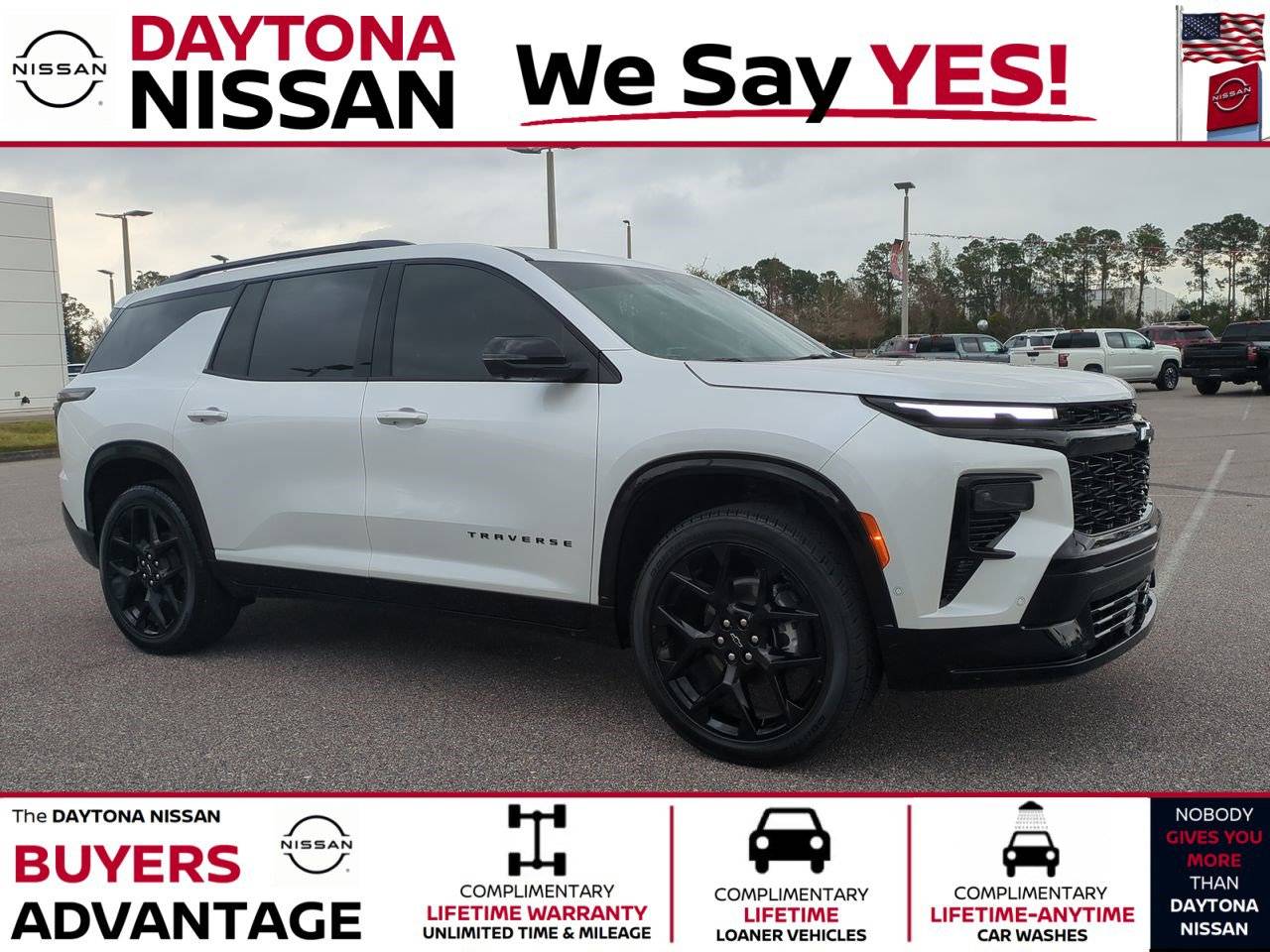 2024 Chevrolet Traverse RS — SUV — 1,666 mi — Daytona Beach, FL