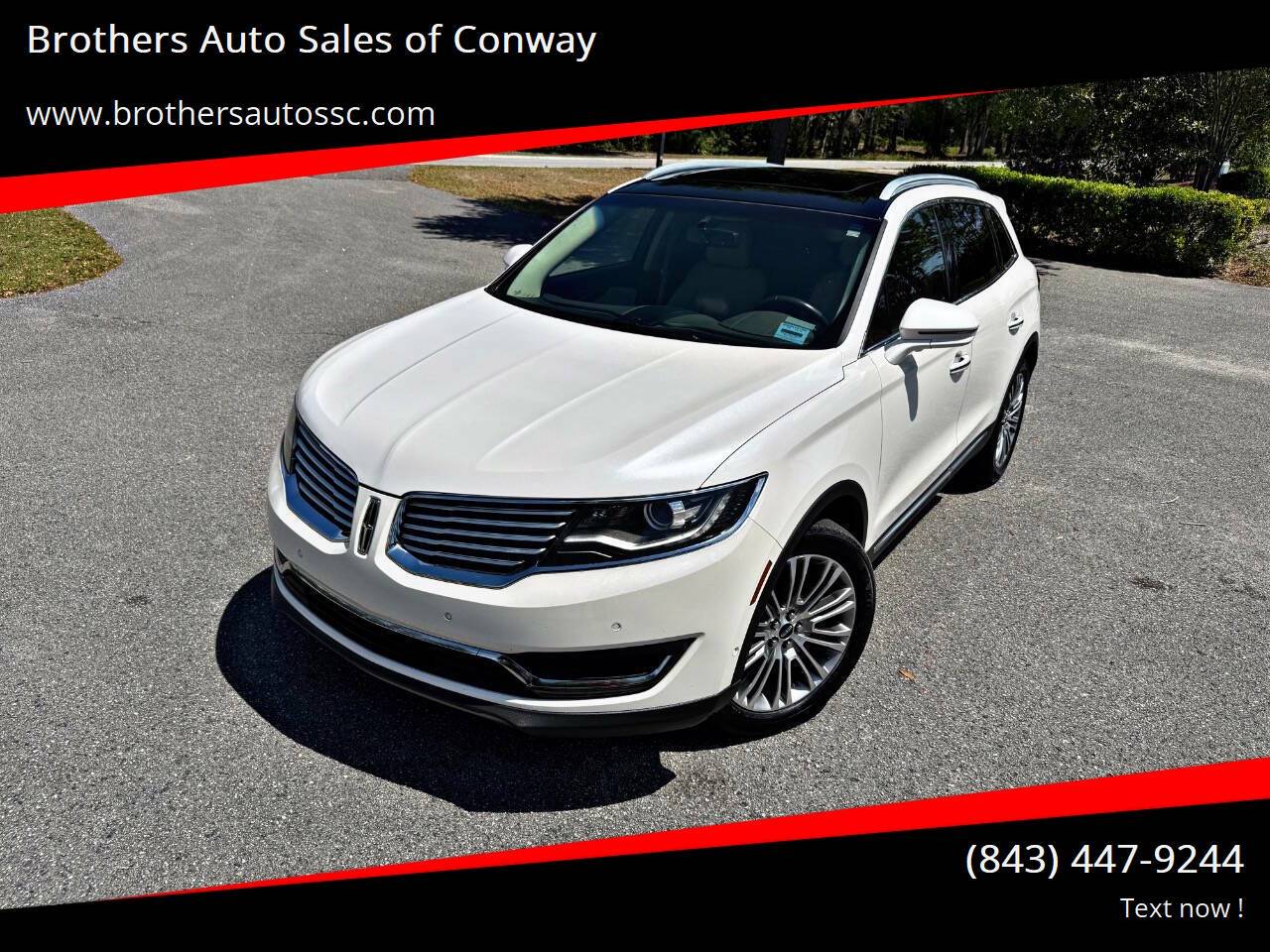 2017 Lincoln MKX Reserve — SUV — 148,168 mi — Conway, SC