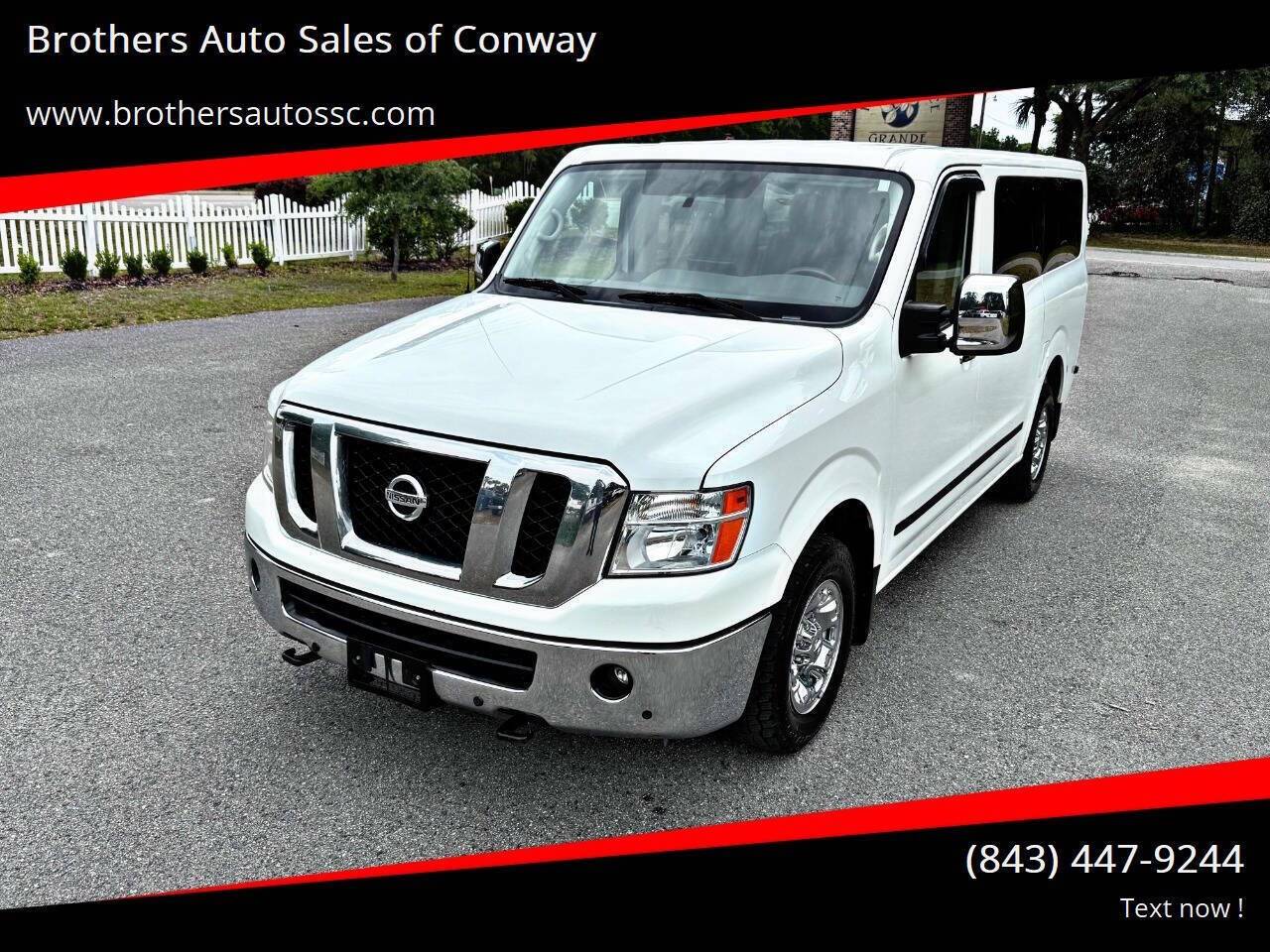 2016 Nissan NV Passenger SL — Passenger Van — 135,866 mi — Conway, SC