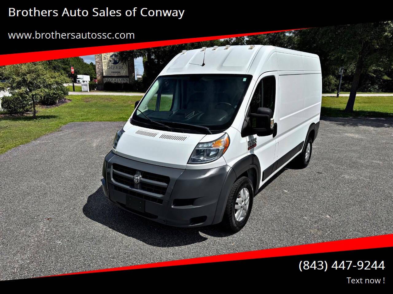2014 Ram ProMaster Cargo Van 1500 — Cargo Van — 41,628 mi — Conway, SC