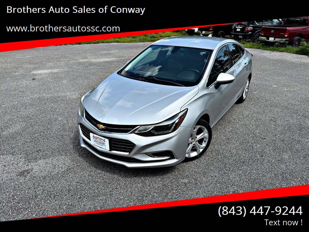 2016 Chevrolet Cruze Premier — Sedan — 142,604 mi — Conway, SC