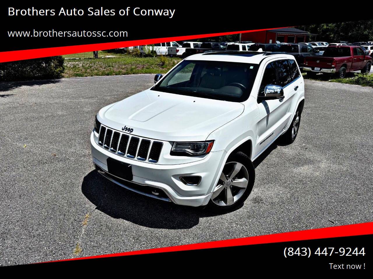 2014 Jeep Grand Cherokee Overland — SUV — 99,651 mi — Conway, SC