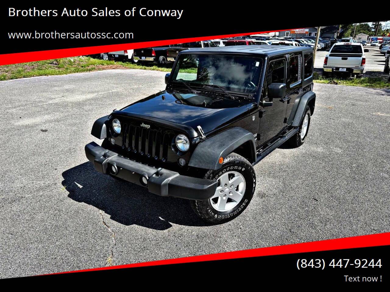 2016 Jeep Wrangler Sport — SUV — 113,017 mi — Conway, SC