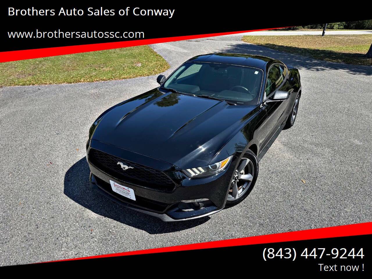 2015 Ford Mustang V6 — Coupe — 96,135 mi — Conway, SC