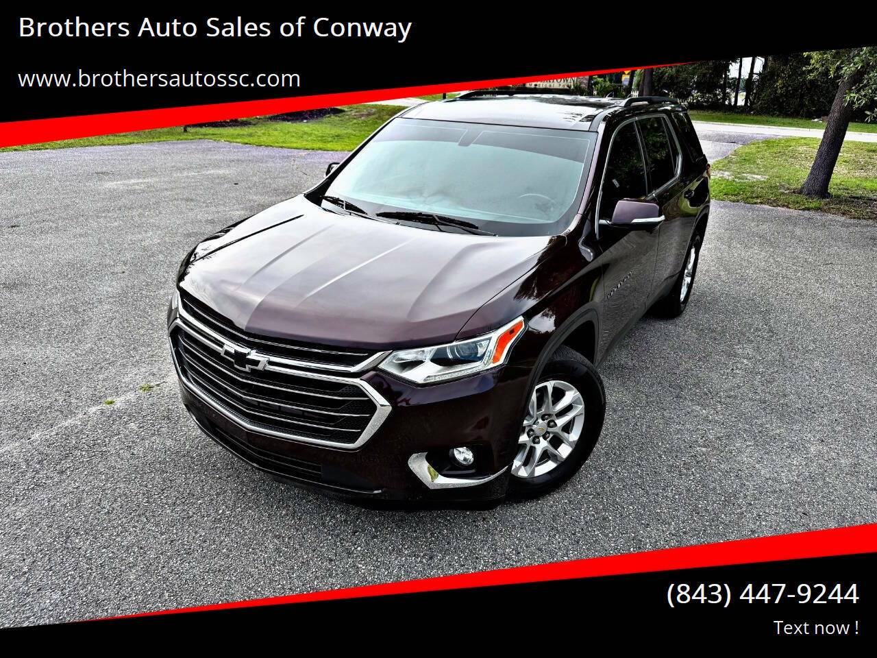 2019 Chevrolet Traverse LT Cloth — SUV — 132,095 mi — Conway, SC