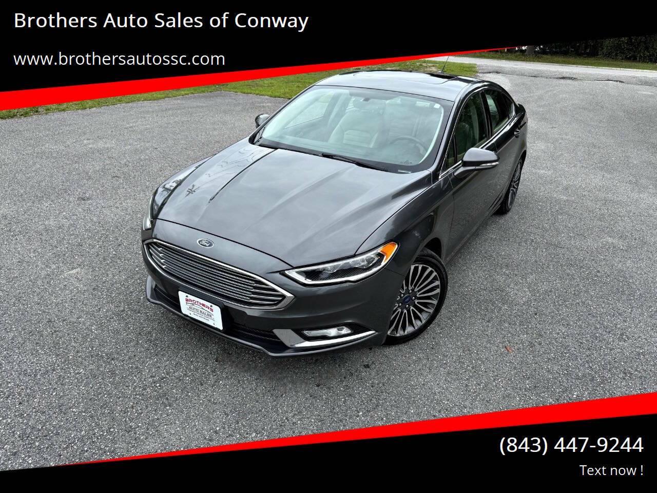 2017 Ford Fusion SE — Sedan — 130,859 mi — Conway, SC