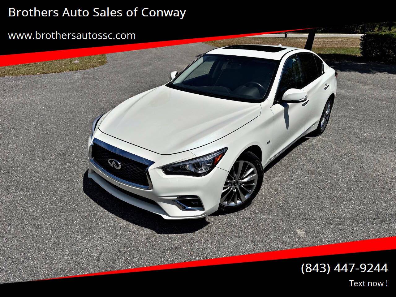 2018 INFINITI Q50 3.0t LUXE — Sedan — 105,719 mi — Conway, SC