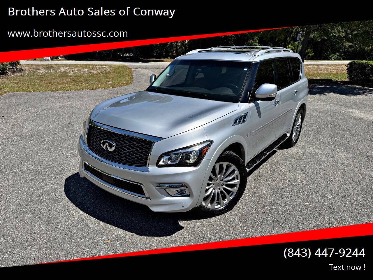 2016 INFINITI QX80 Standard — SUV — 105,307 mi — Conway, SC