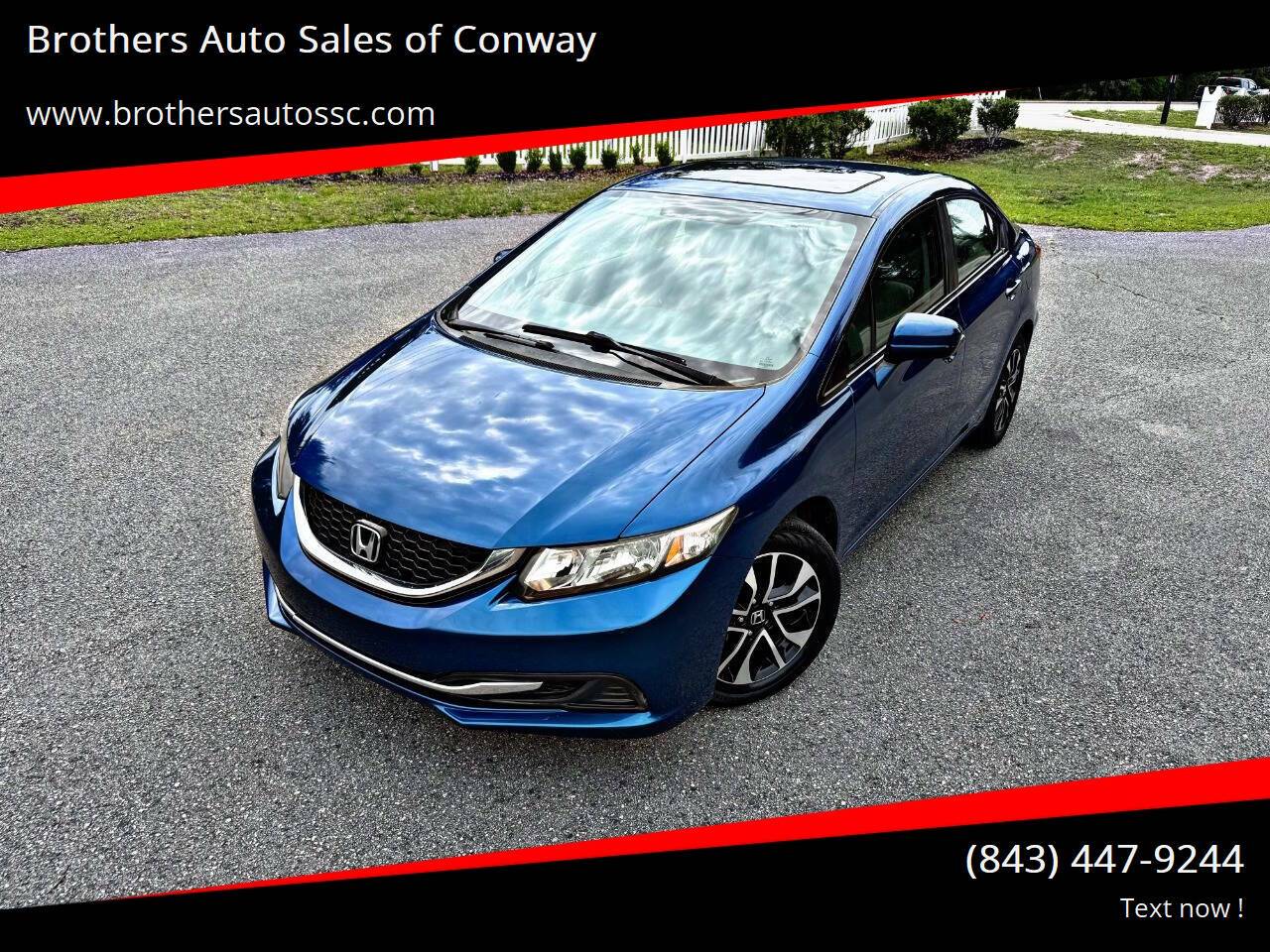 2015 Honda Civic EX — Sedan — 94,106 mi — Conway, SC