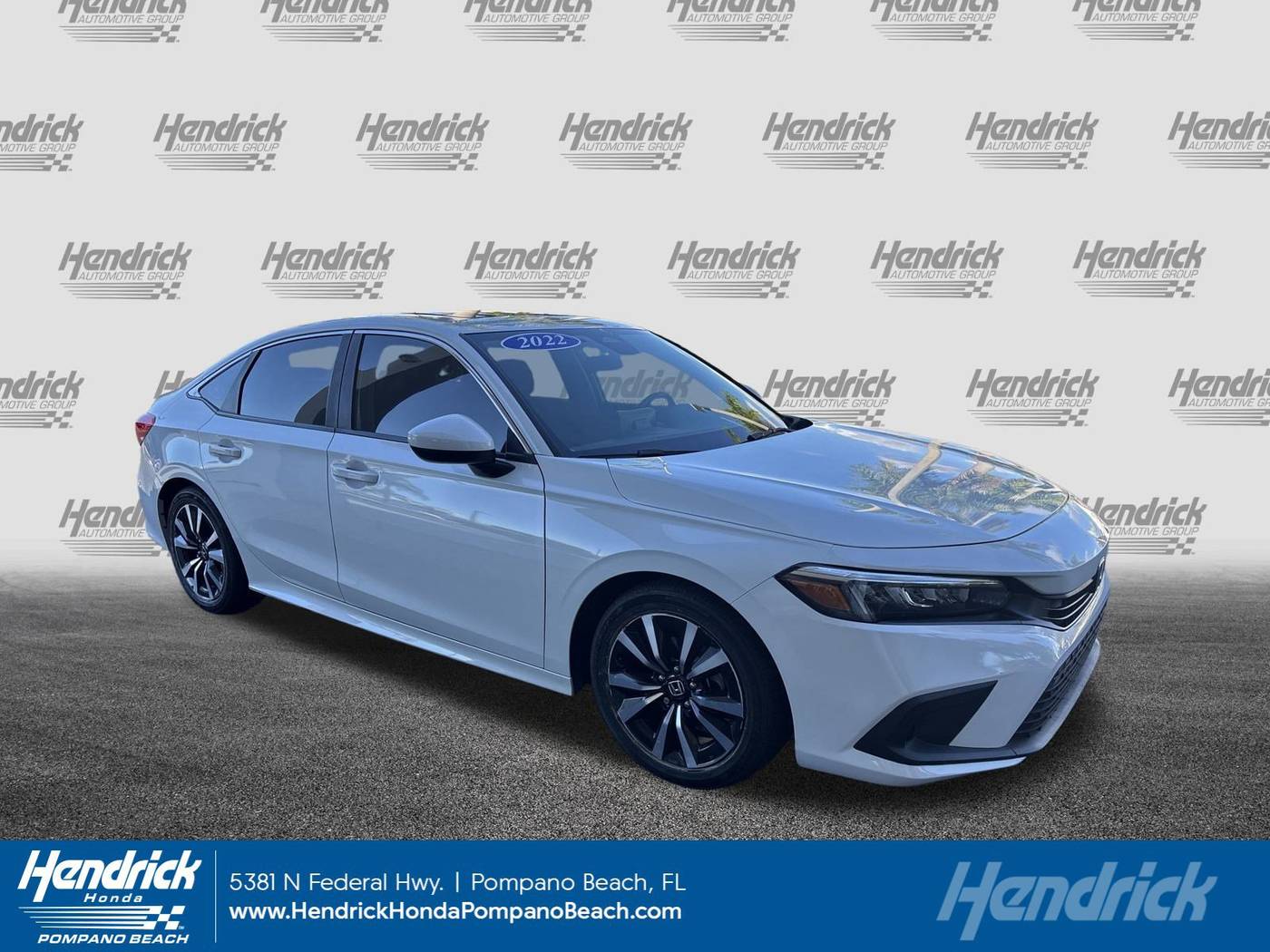 2022 Honda Civic EX — Sedan — 39,027 mi — Pompano Beach, FL