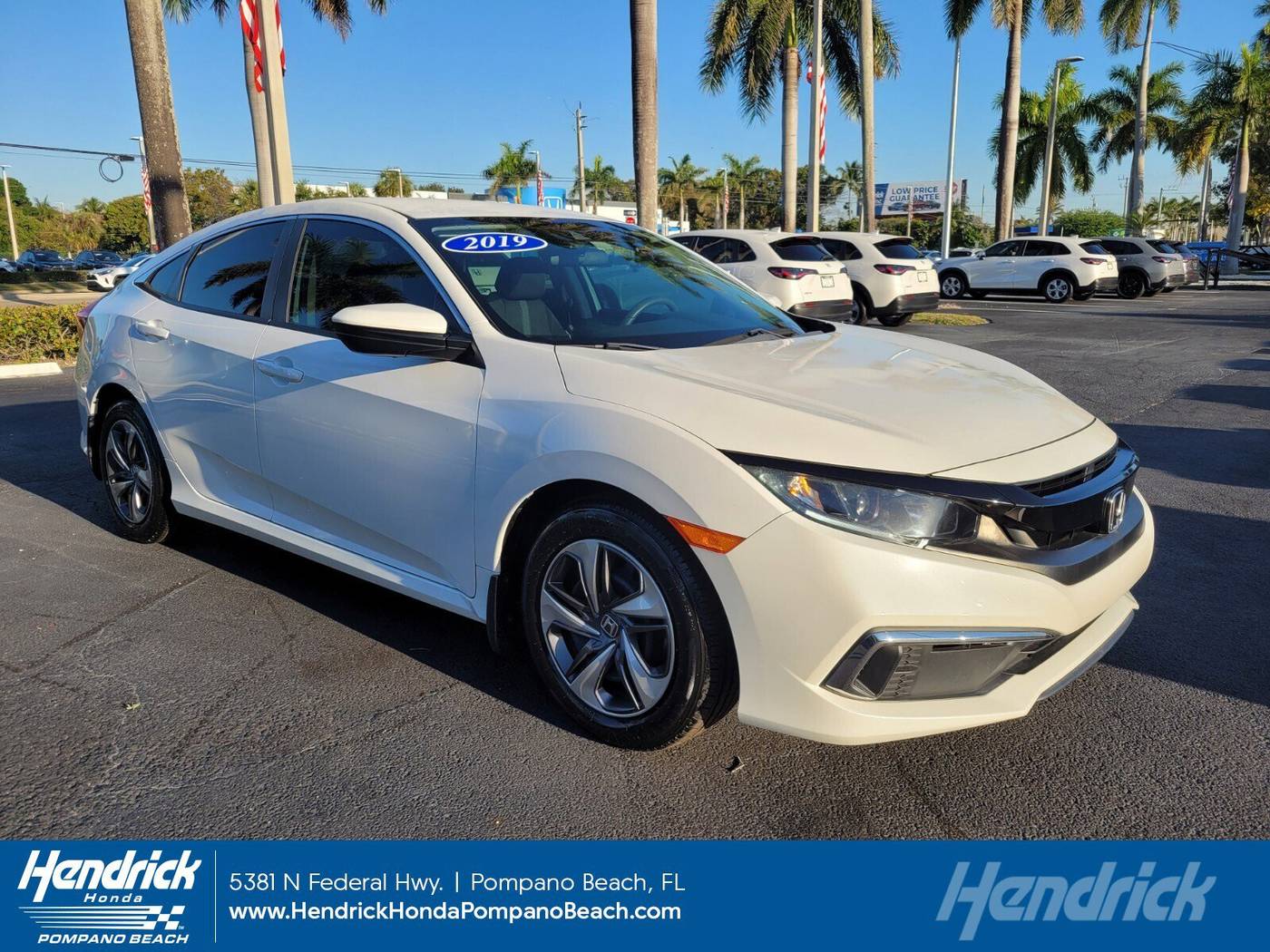 2019 Honda Civic LX — Sedan — 7,543 mi — Pompano Beach, FL