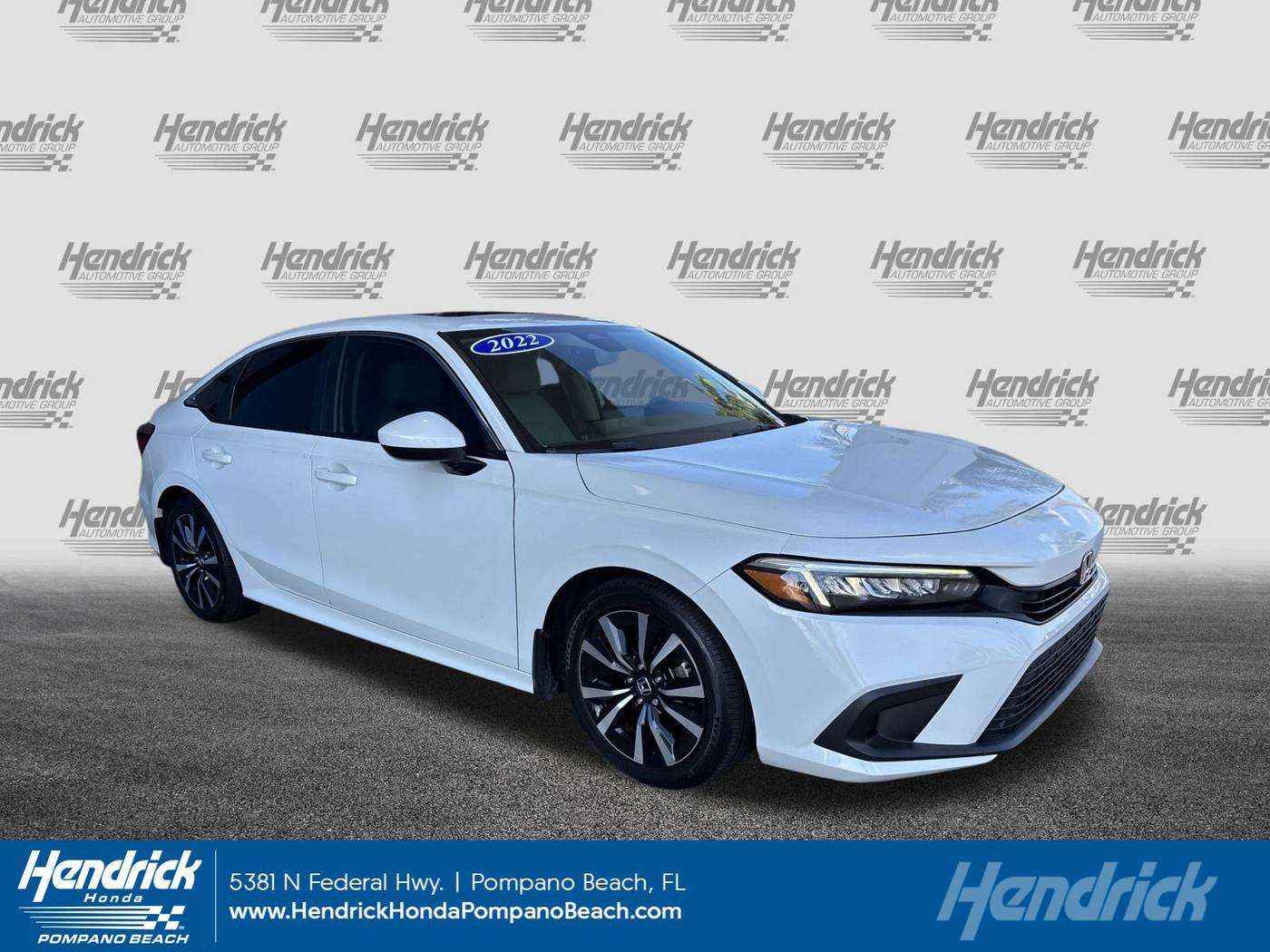 2022 Honda Civic EX — Sedan — 25,192 mi — Pompano Beach, FL
