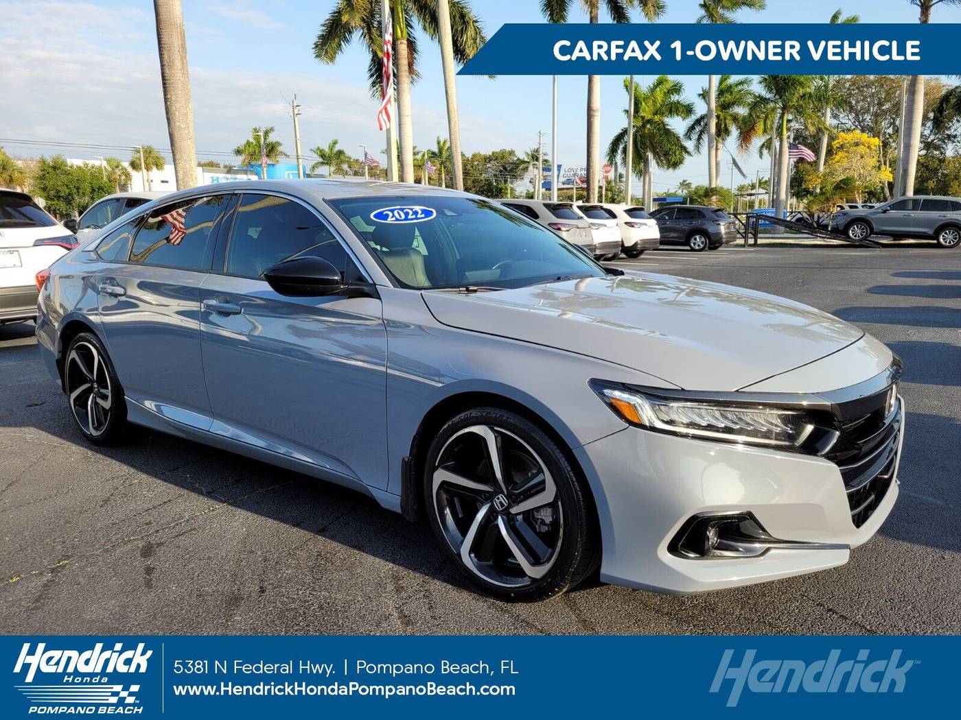 2022 Honda Accord Sport — Sedan — 65,728 mi — Pompano Beach, FL