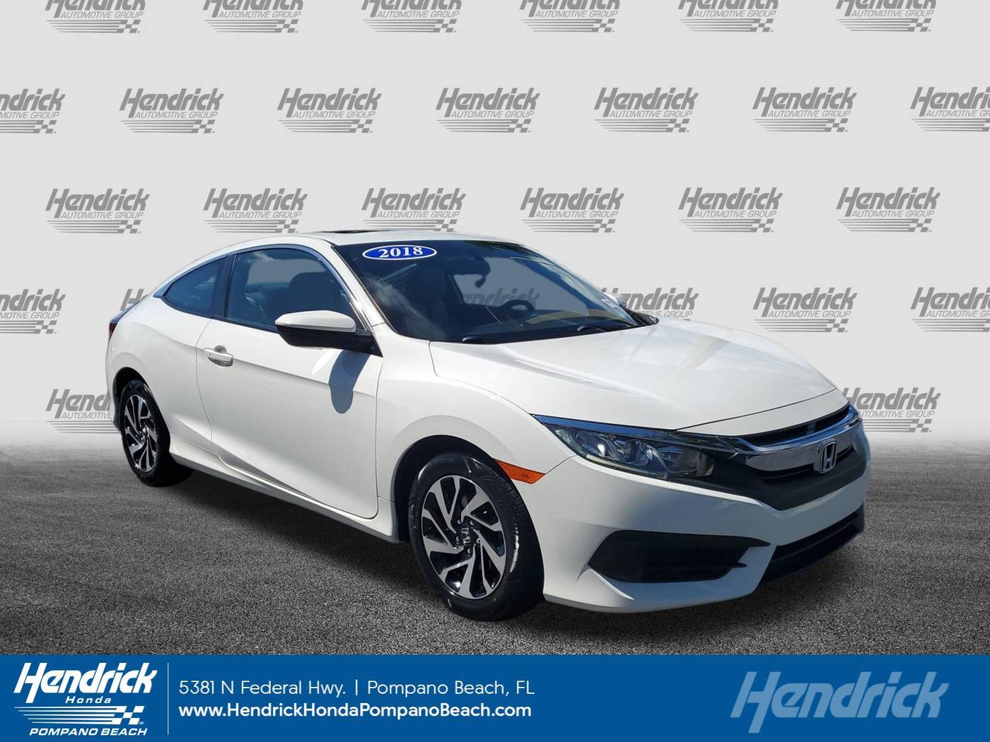 2018 Honda Civic LX-P — Coupe — 34,311 mi — Pompano Beach, FL