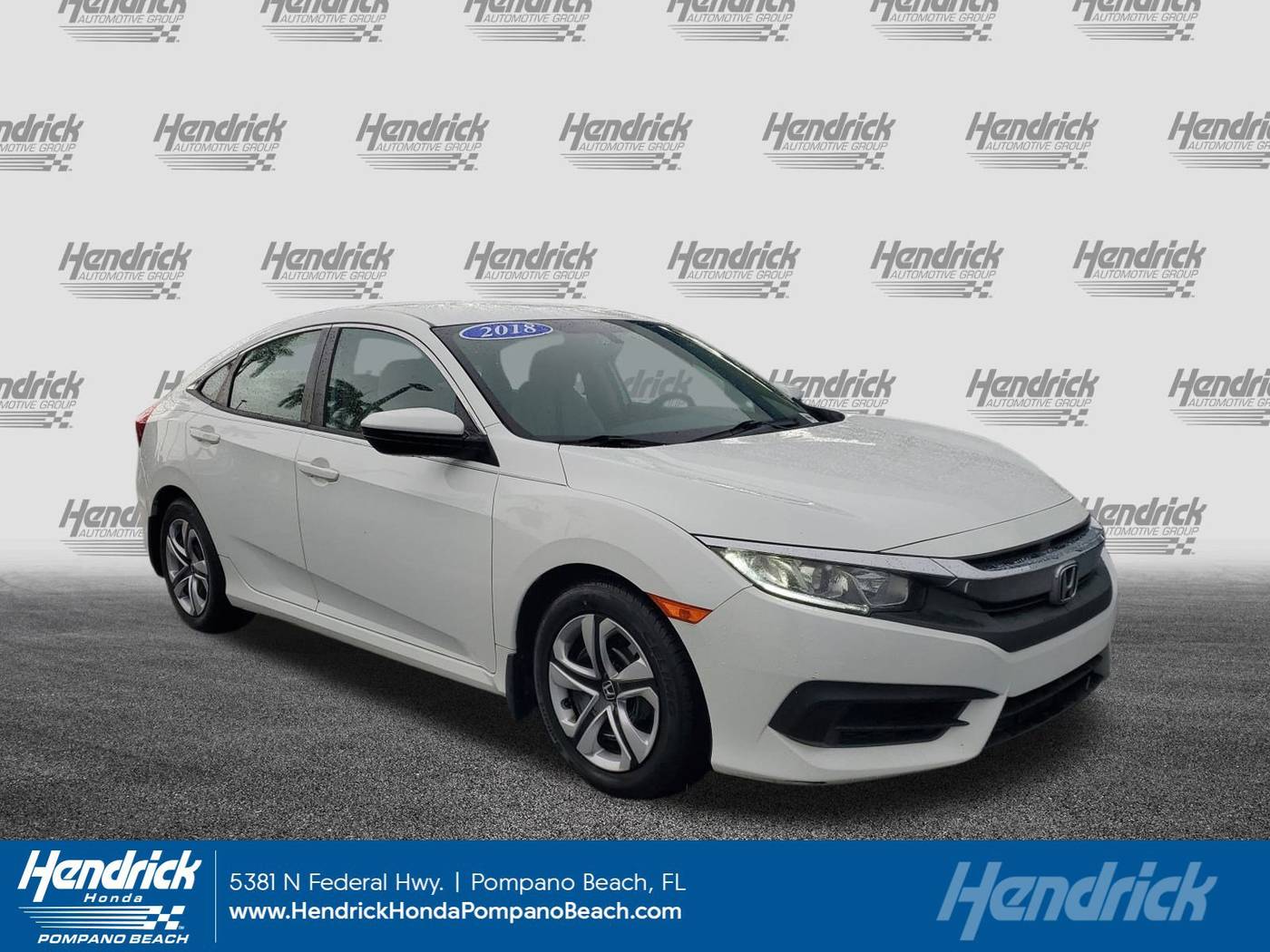 2018 Honda Civic LX — Sedan — 80,352 mi — Pompano Beach, FL