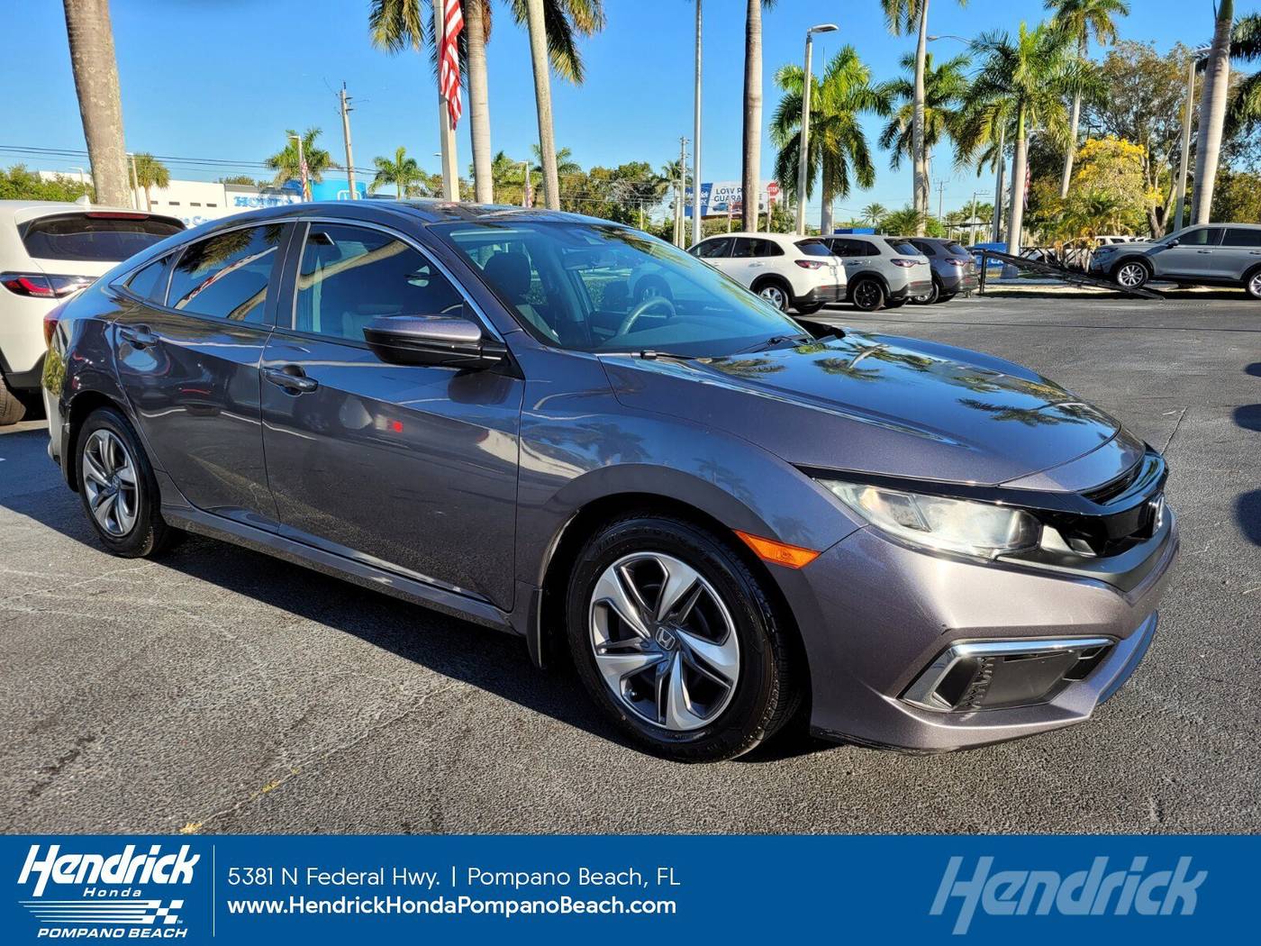 2019 Honda Civic LX — Sedan — 42,795 mi — Pompano Beach, FL