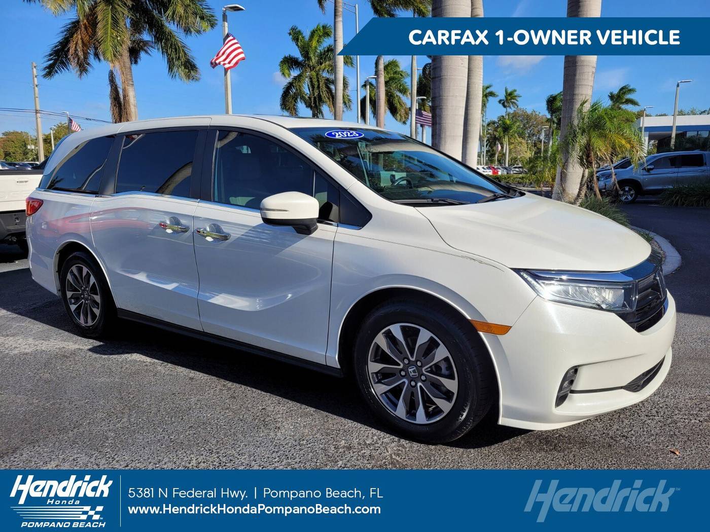 2023 Honda Odyssey EX-L — Minivan — 25,532 mi — Pompano Beach, FL