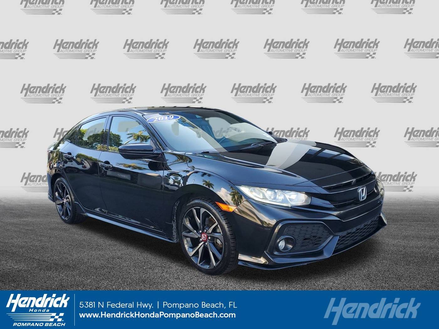 2019 Honda Civic Sport — Hatchback — 96,683 mi — Pompano Beach, FL