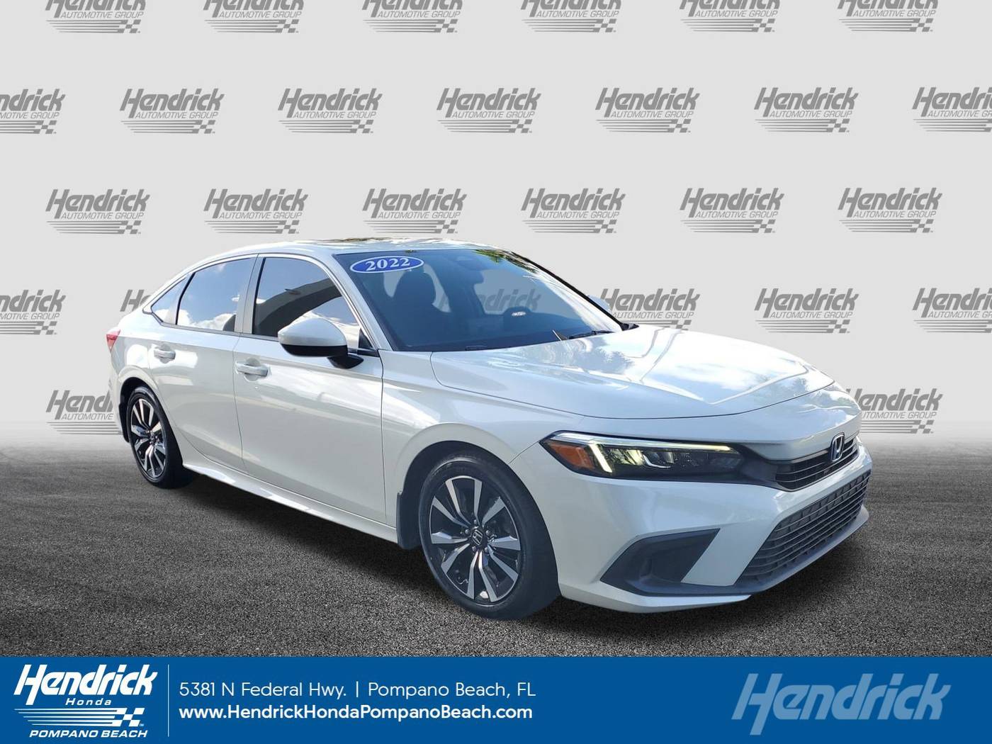 2022 Honda Civic EX — Sedan — 39,604 mi — Pompano Beach, FL