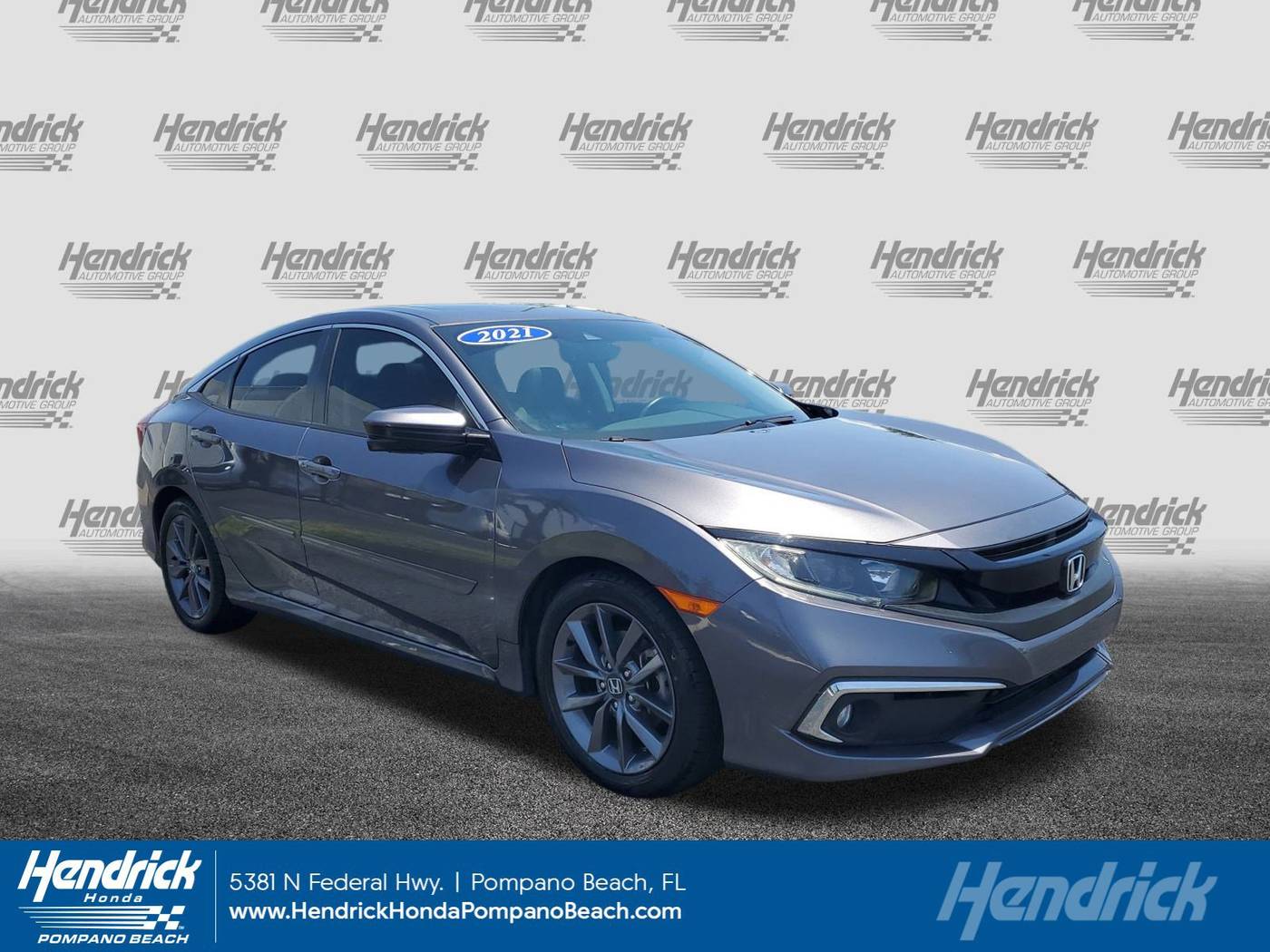 2021 Honda Civic EX-L — Sedan — 30,269 mi — Pompano Beach, FL
