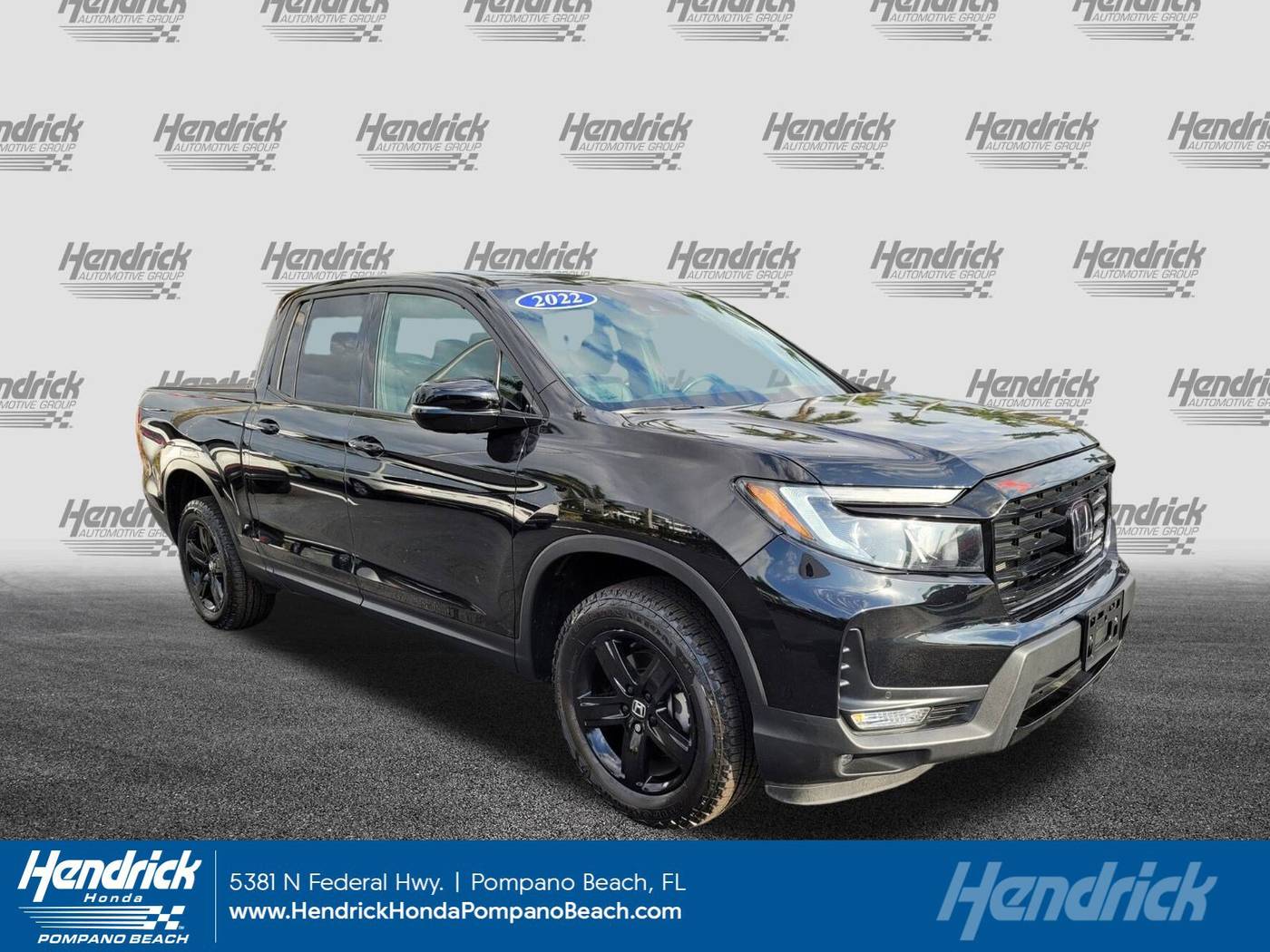 2022 Honda Ridgeline Black Edition — Pickup Truck — 23,192 mi — Pompano Beach, FL