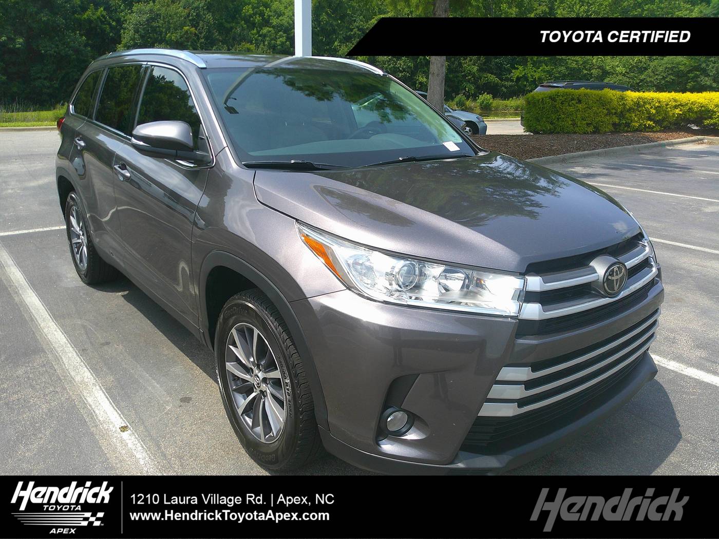 2019 Toyota Highlander XLE — SUV — 57,018 mi — Apex, NC