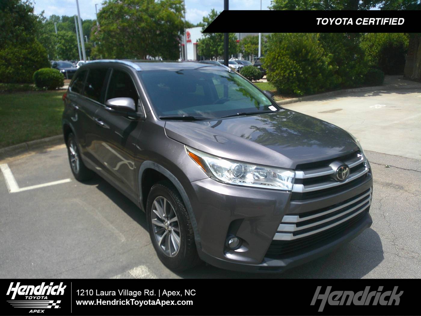 2019 Toyota Highlander XLE — SUV — 51,289 mi — Apex, NC