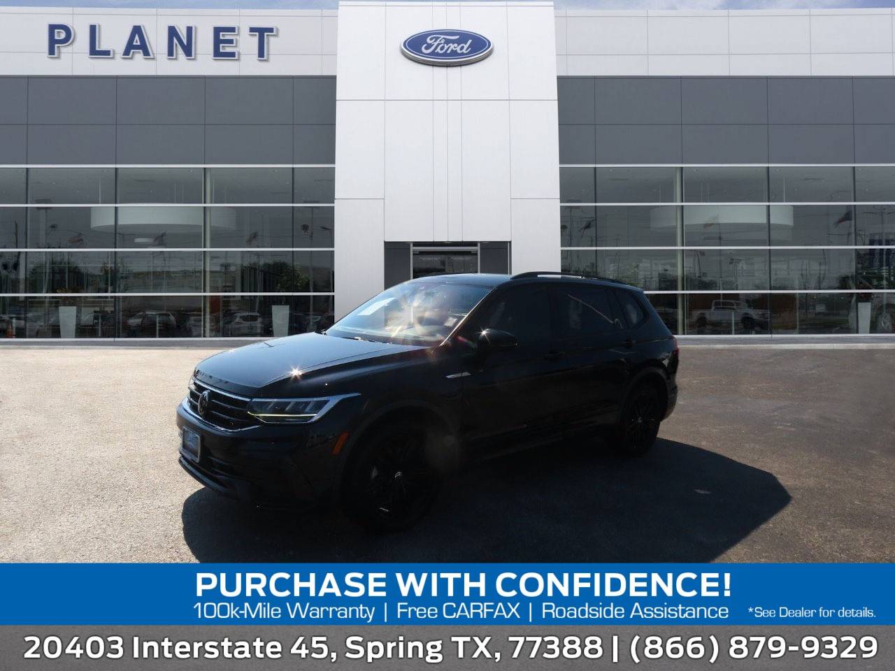 2022 Volkswagen Tiguan SE R-Line Black — SUV — 63,626 mi — Spring, TX
