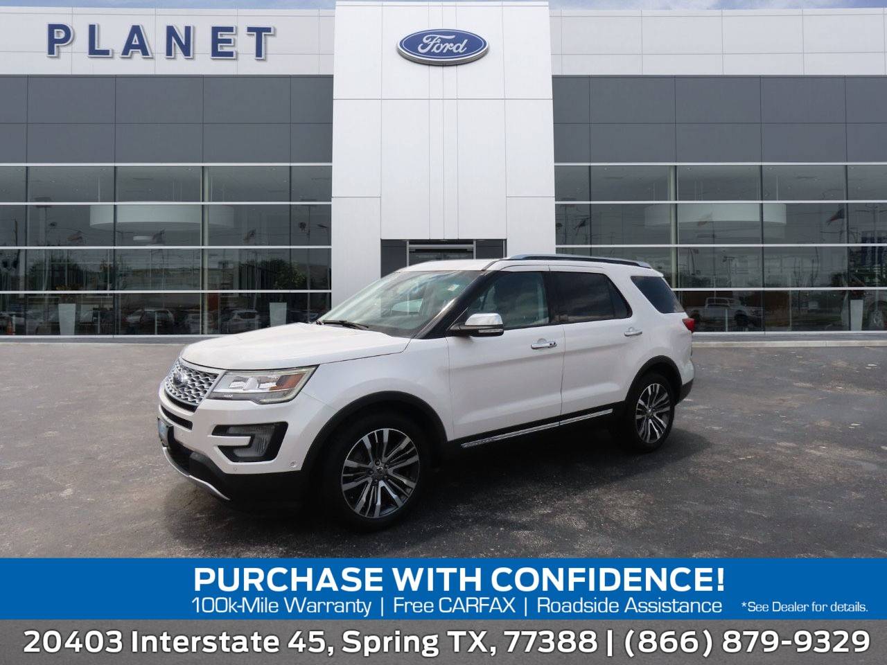 2017 Ford Explorer Platinum — SUV — 62,774 mi — Spring, TX
