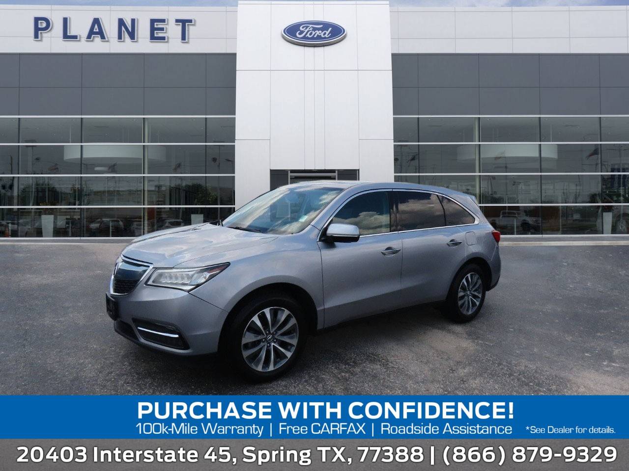2016 Acura MDX Standard — SUV — 121,277 mi — Spring, TX