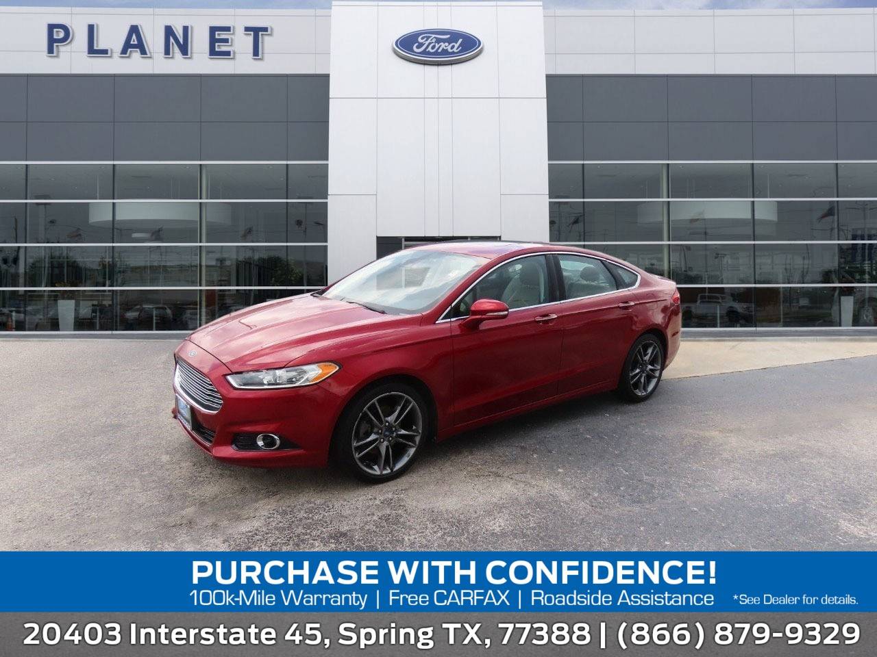 2014 Ford Fusion Titanium — Sedan — 87,875 mi — Spring, TX