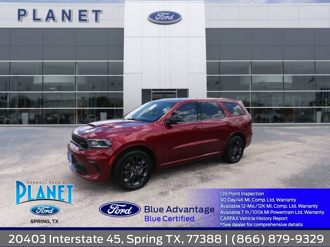 2022 Dodge Durango GT Plus — SUV — 69,435 mi — Spring, TX