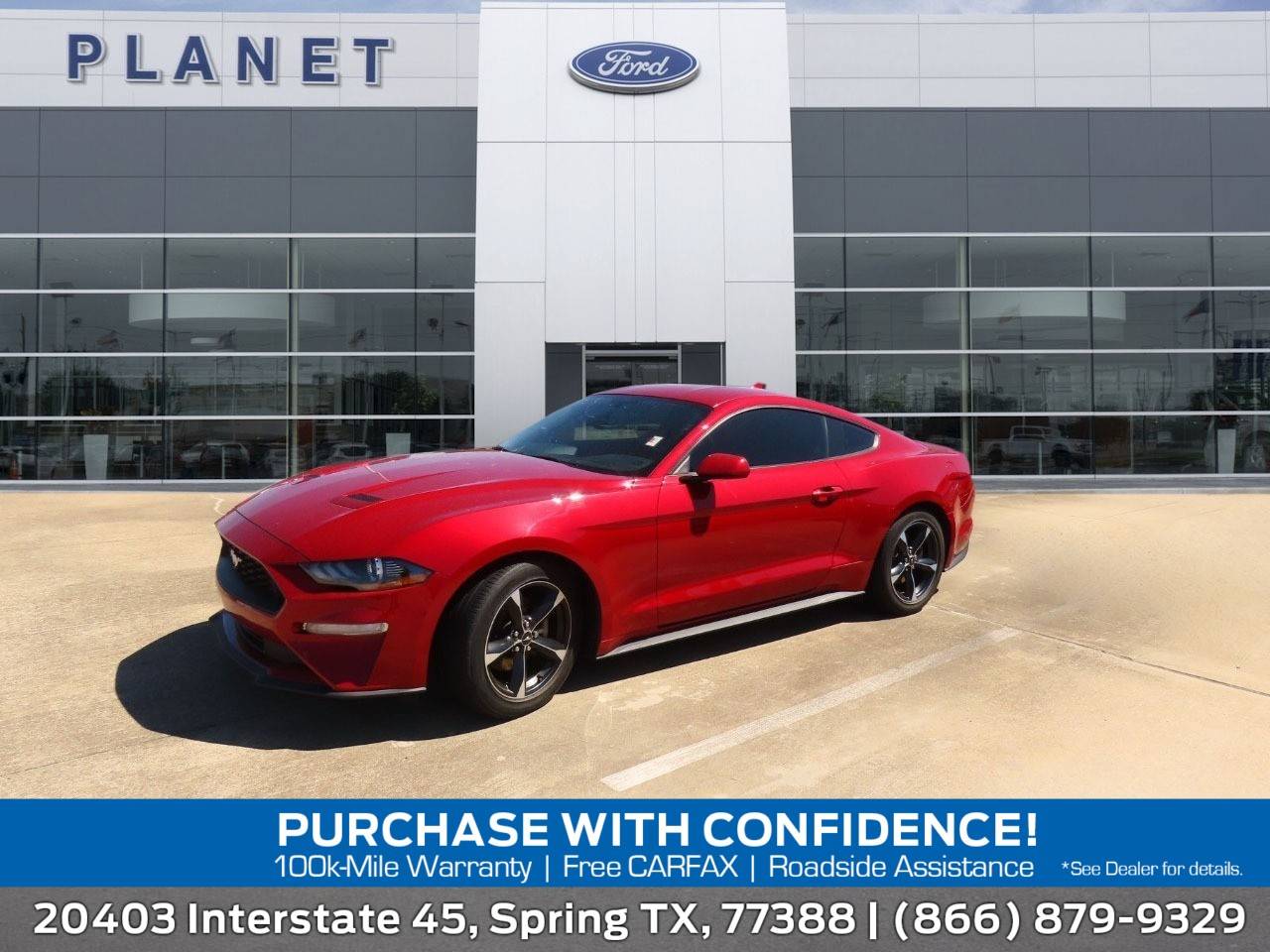 2020 Ford Mustang EcoBoost — Coupe — 50,958 mi — Spring, TX