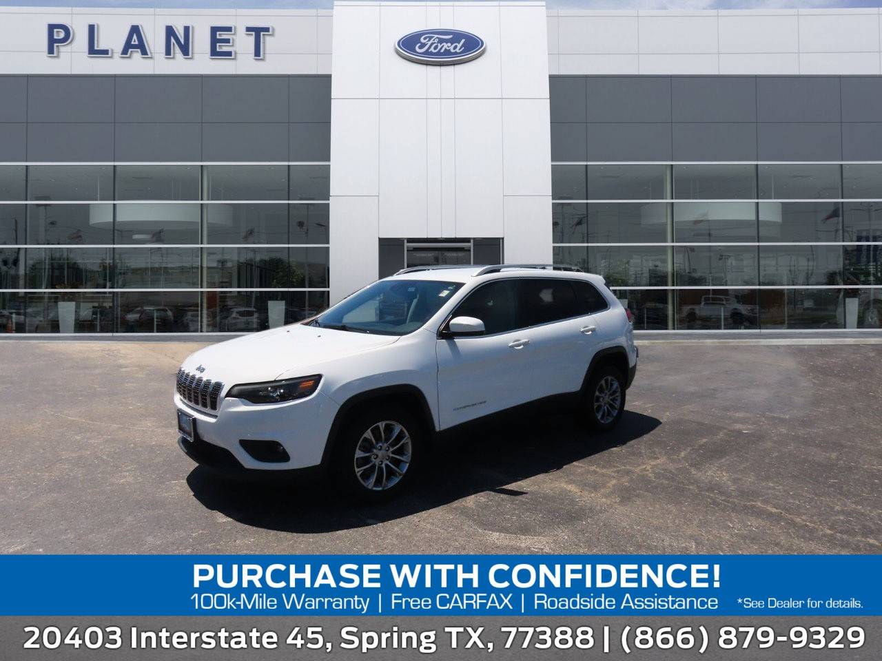 2021 Jeep Cherokee Latitude Plus — SUV — 75,153 mi — Spring, TX