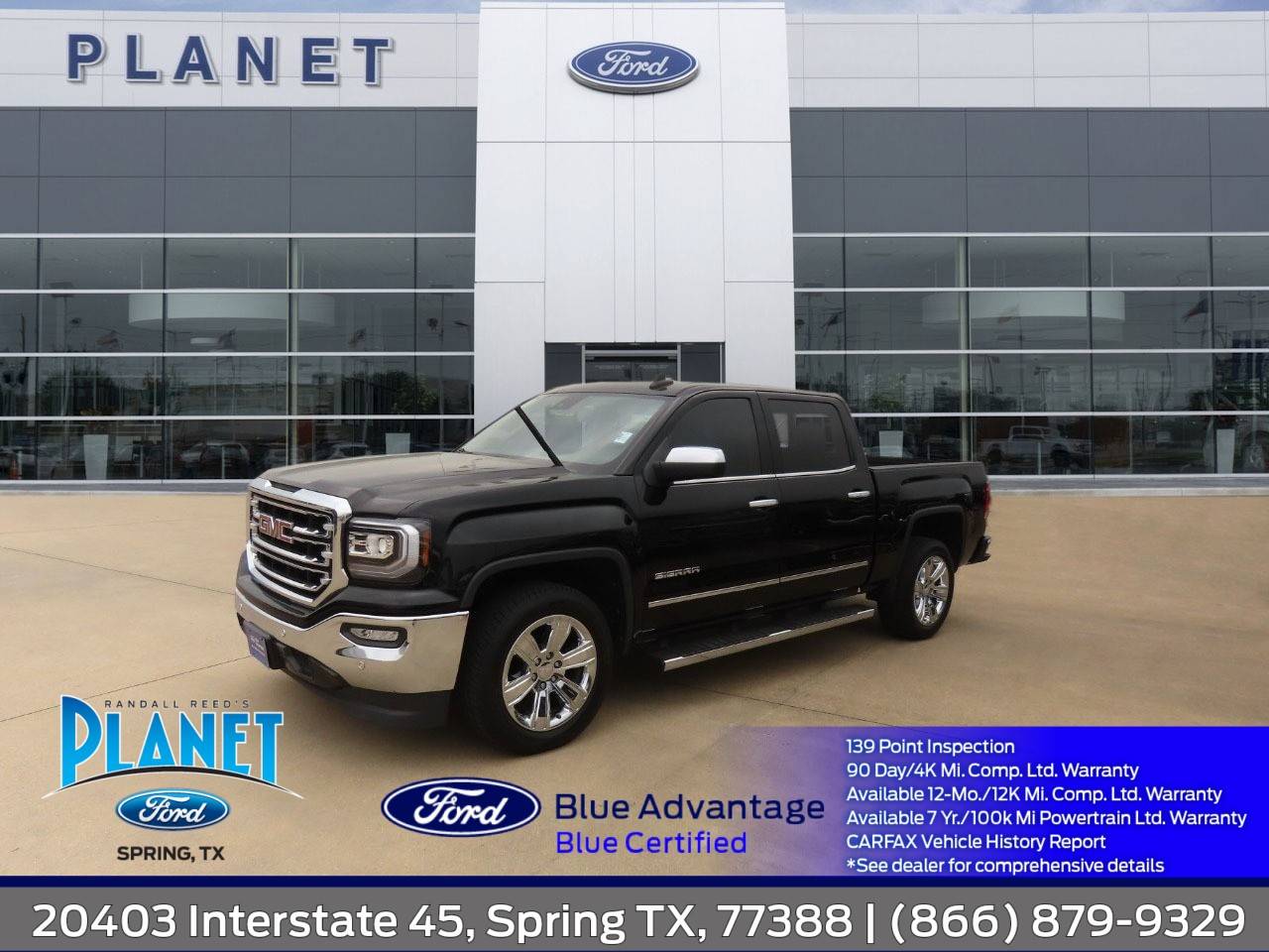 2018 GMC Sierra 1500 SLT — Pickup Truck — 84,860 mi — Spring, TX